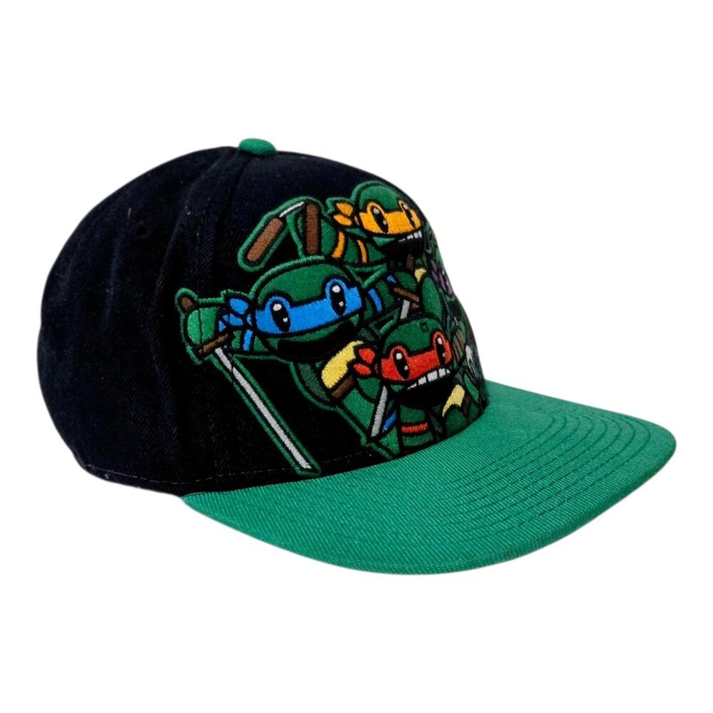 TMNT Teenage Mutant Ninja Turtles Snapback Hat Nickelodeon 2014 Cap VTG OSFM